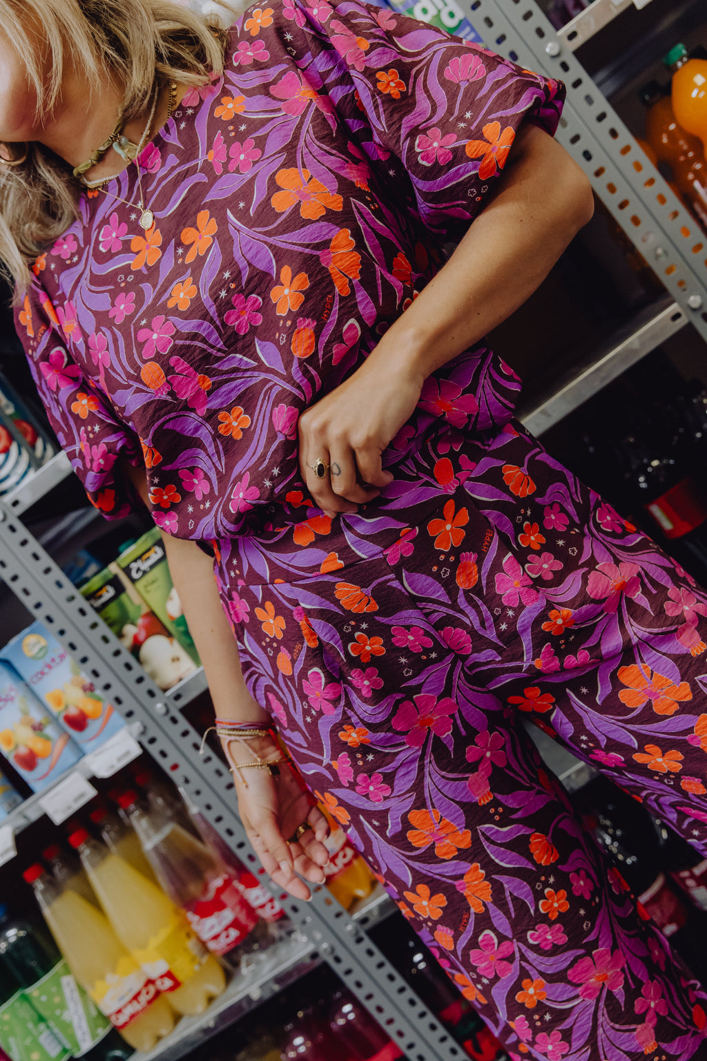 Spodnie Nola - fioletowe